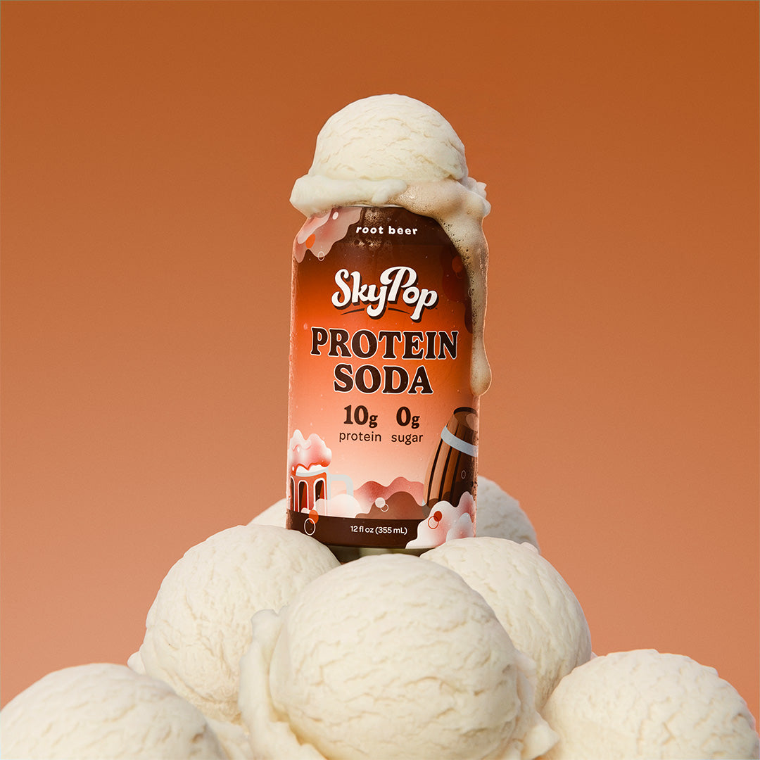 Pop Root Root Beer Protein Soda – SkyPop